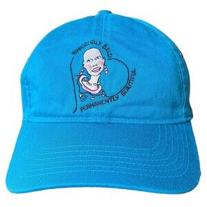 Temporarily Bald, Permanently Beautiful - Breast Cancer Hat - Breast Friends EUC